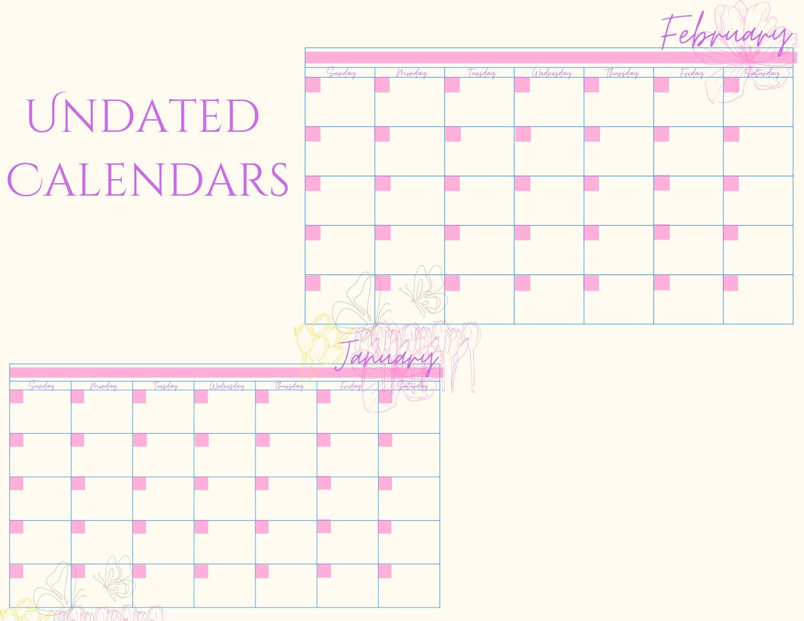 Free Calendar Digital Download